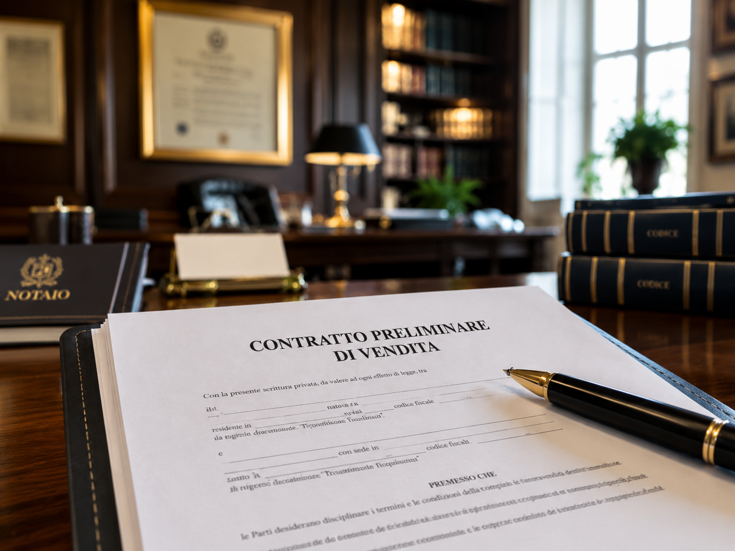 Contratto preliminare di vendita